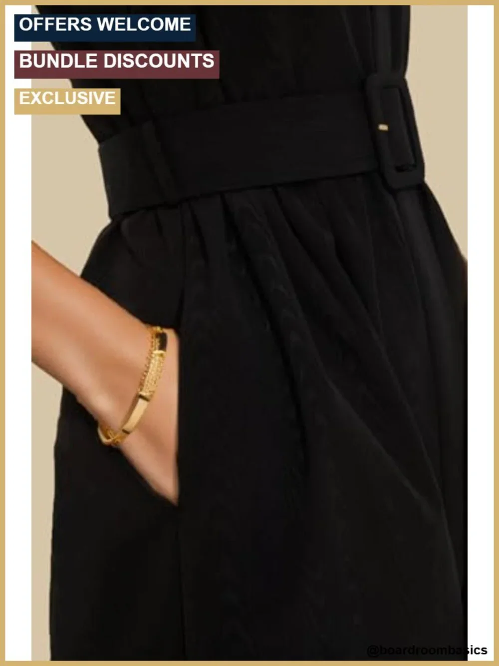 Women's Casual Midi Shirt Dress with Belt Button Front V-Neck